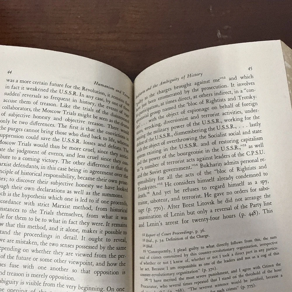 Humanism And Terrorism Maurice Merleau-Ponty